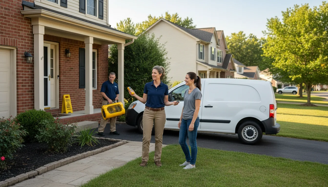 Water restoration image for Flood Water Cleanup, Removal And Restoration Services in Brinklow, MD